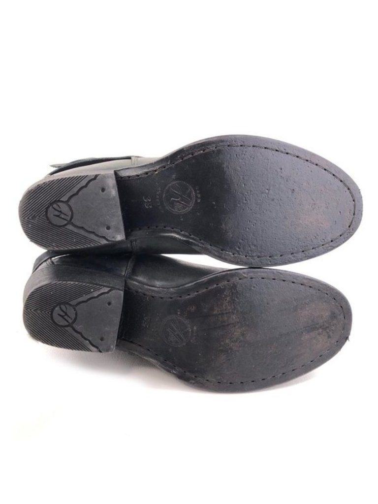 Hudson London Horrigan Smoke Leather Ankle Booties Eur 38 — image 7 of 8